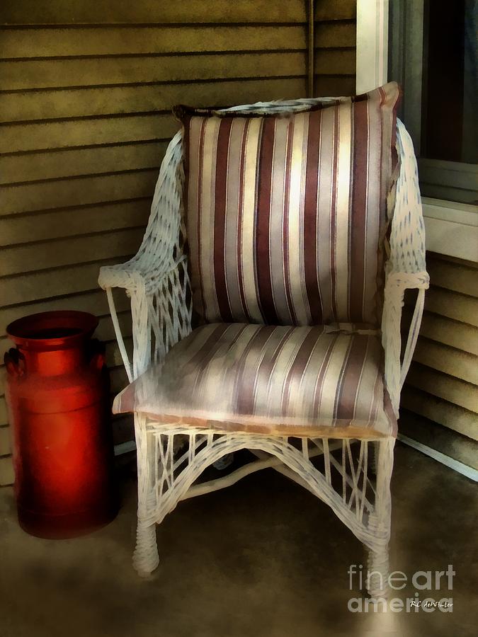 Night on the Porch Painting by RC DeWinter