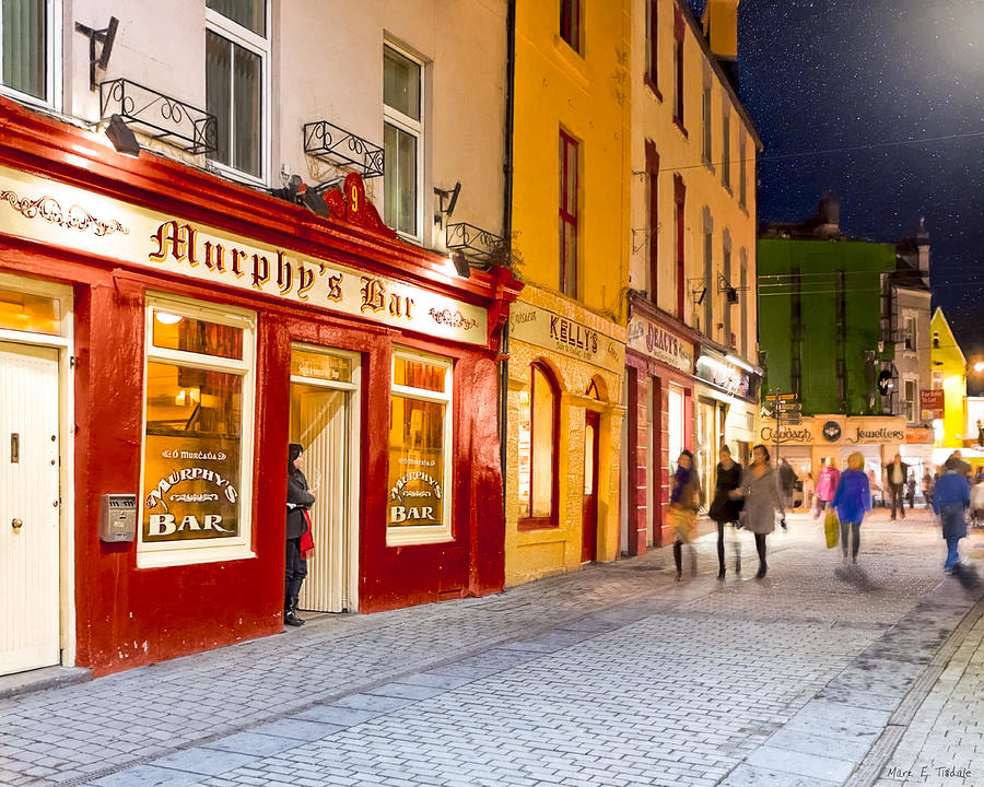Night Out at Murphys Bar in Galway Digital Art by Mark E Tisdale