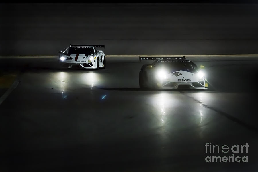 Night Racing Photograph by Dennis Hedberg