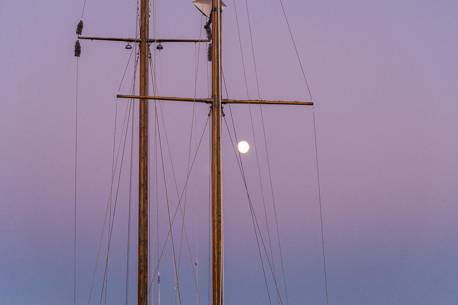 Night Sail Photograph by Kristopher Schoenleber
