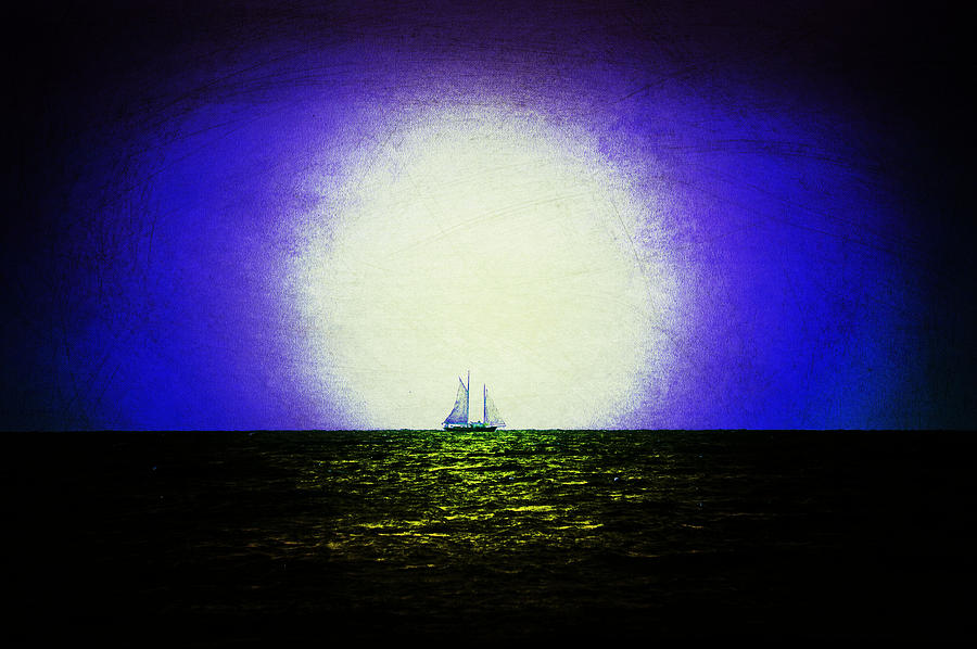 Night Sail Photograph by Laurie Perry