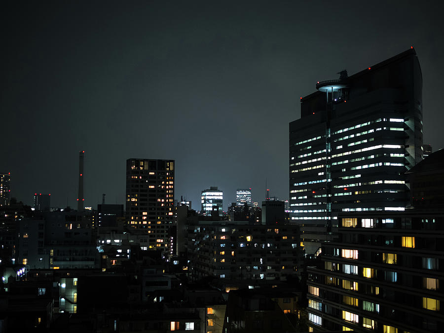 Night Scene In Tokyo Photograph by Kenny Meguro Photos