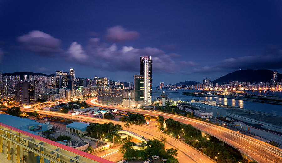 Night Sense In Kowloon Bay Photograph by Dragon For Real