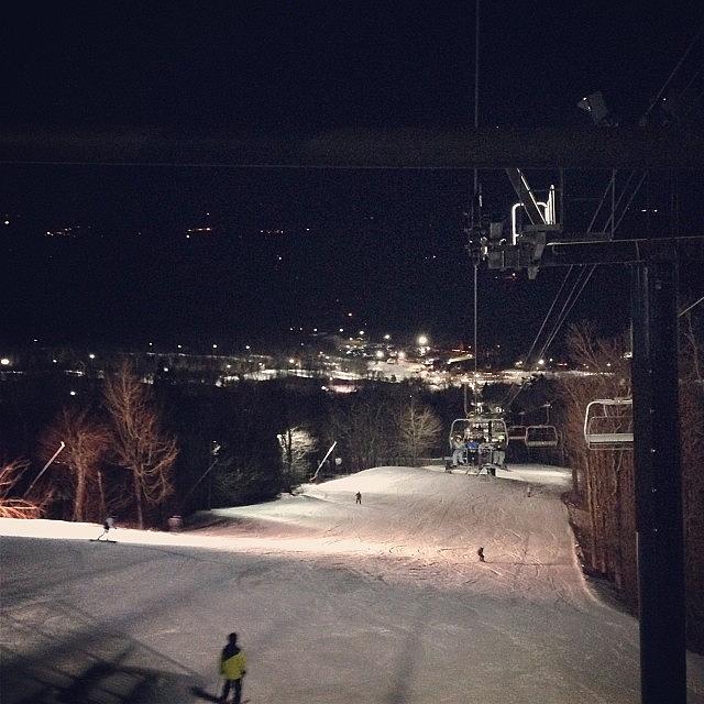 Snowboarding Photograph - Night Session... Good Night by Nathan Sears