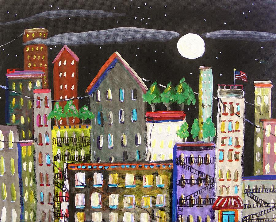 Night Settles In Painting by John Williams