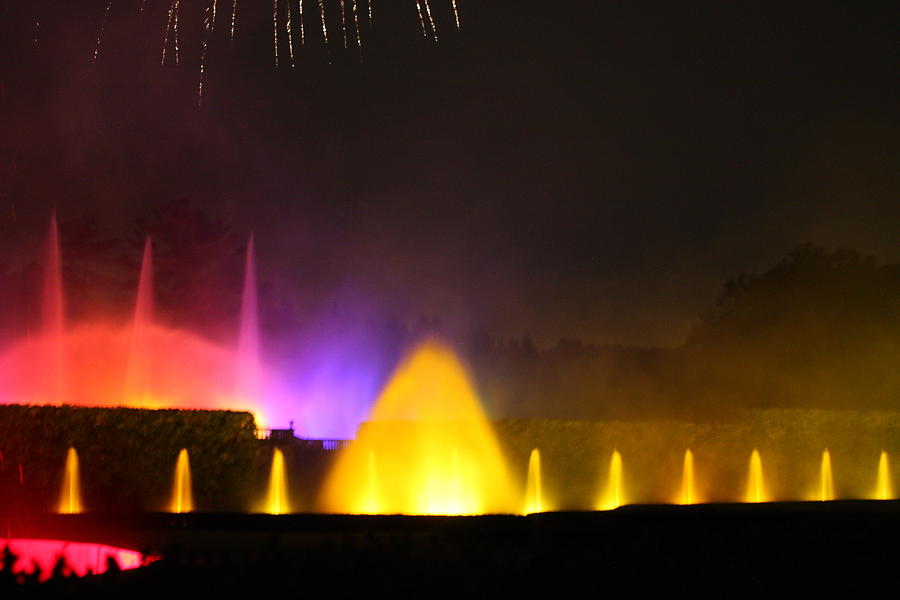 Night Show at Longwood Gardens Photograph by Vadim Levin