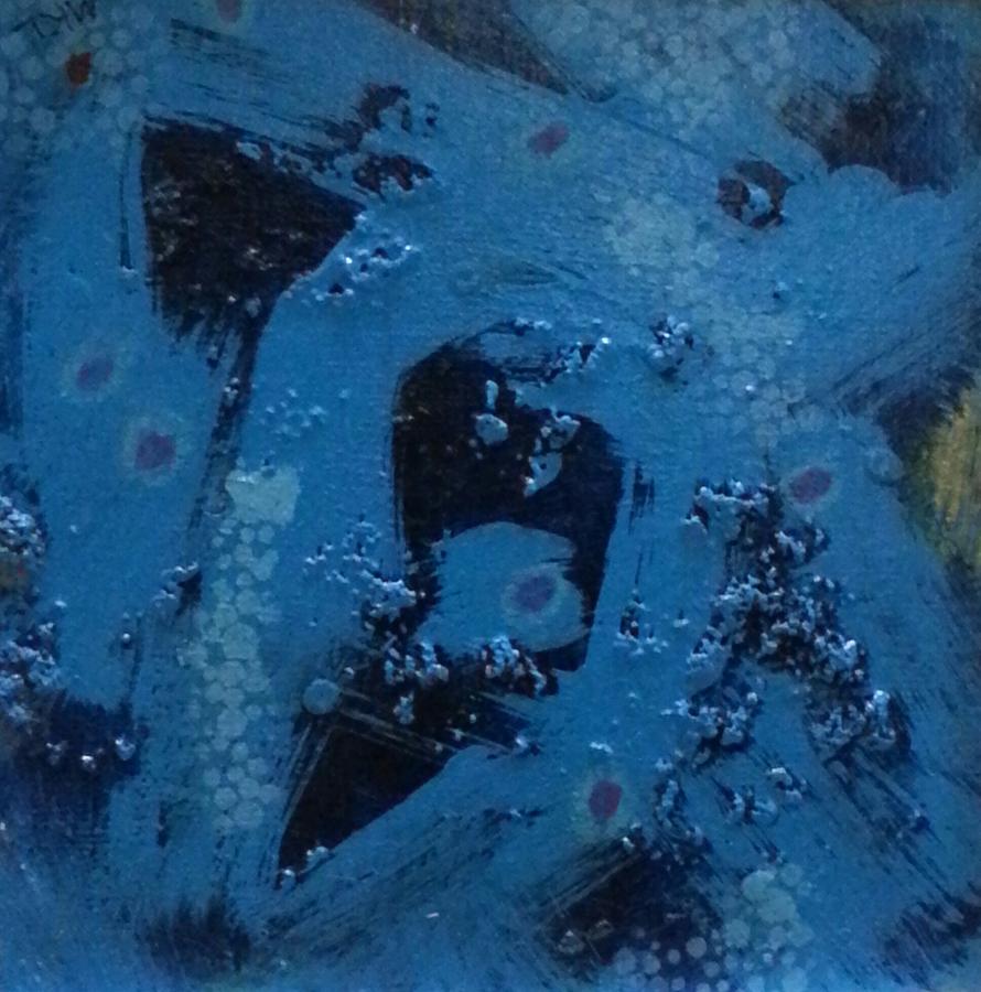 Abstract Painting - Night Sky by Marie K Lynch