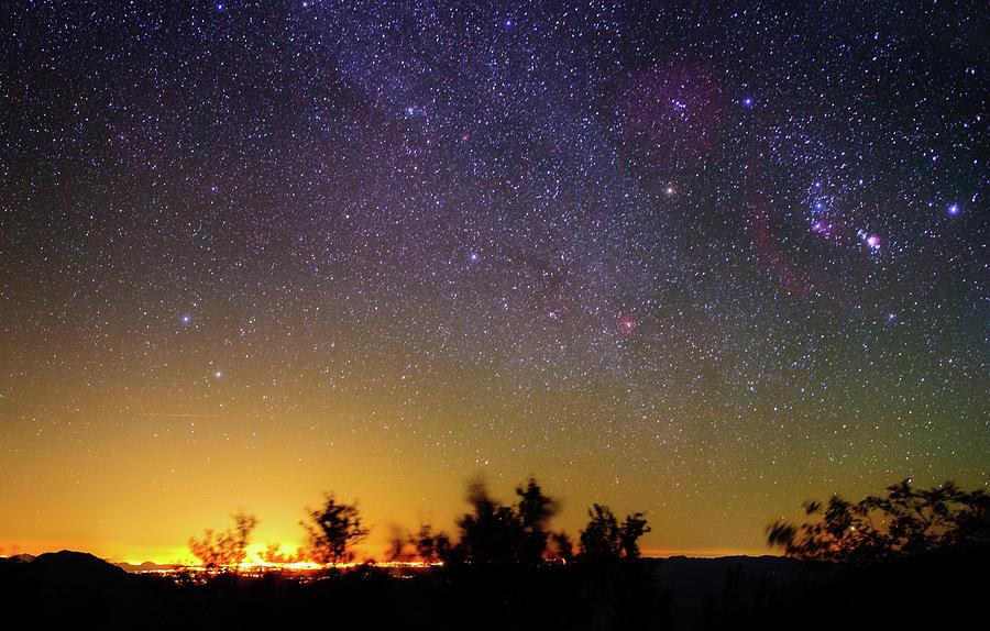 Night Sky Over Tucson Photograph by Babak Tafreshi