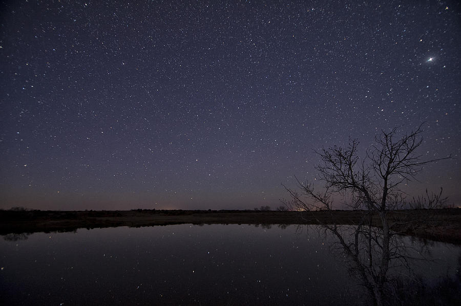Night Sky Reflection Photograph by Melany Sarafis