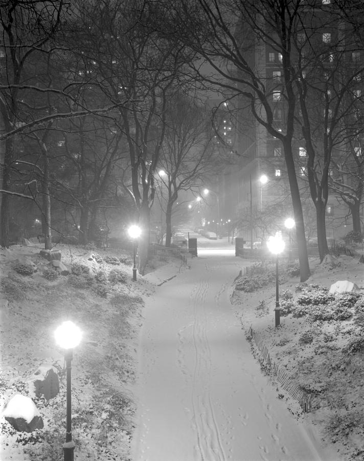 New York City Photograph - Night Storm New York by Dave Beckerman