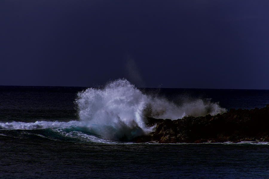 Night Surf Photograph by David Gleeson