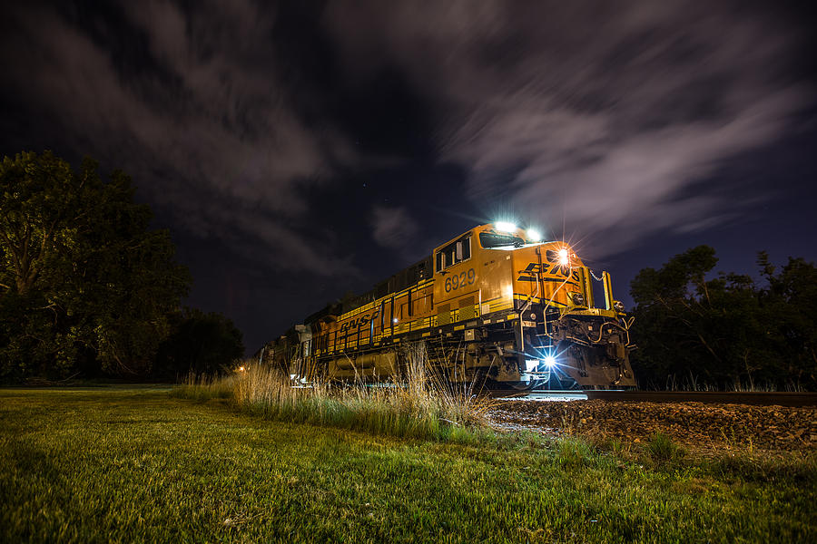 Night Train 3 Photograph by Aaron J Groen