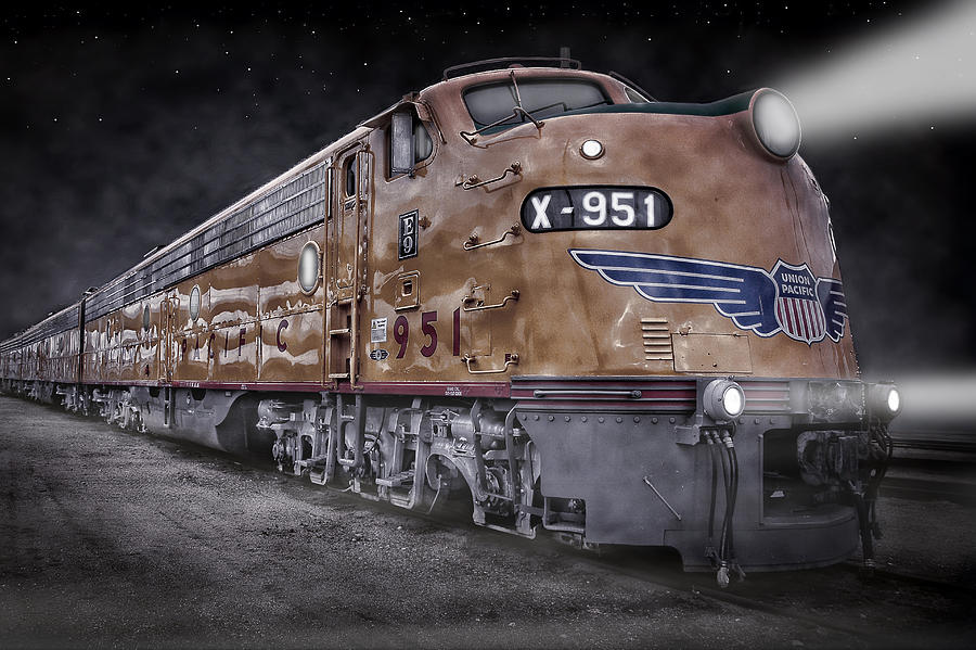 Night Train Coming Photograph by Ken Smith