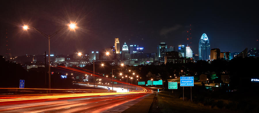 Cincinnati Photograph - Night Traveler by Josh Blaha