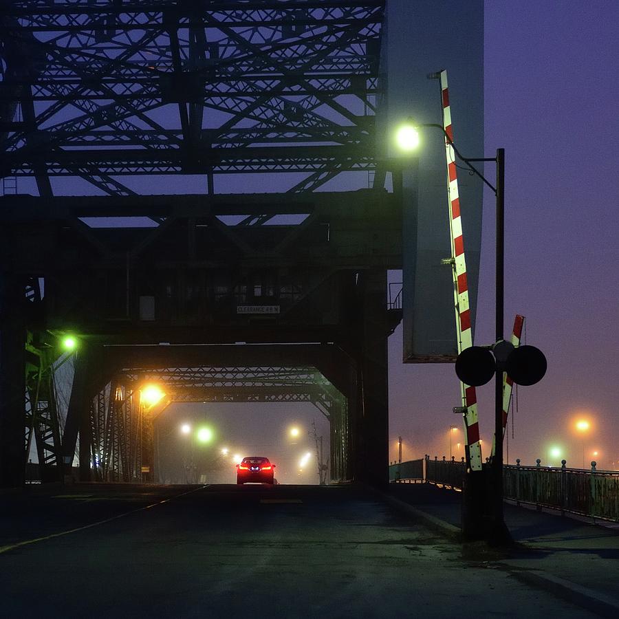 Night View Of Cherry Park Bridge Photograph by Hany Maurice Photo
