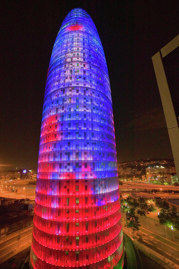 Night View Of Phallic-shaped Torre Photograph by Panoramic Images