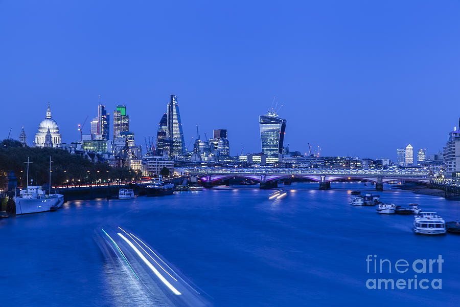 City of London From Waterloo Bridge Photograph by Philip Pound - Fine ...