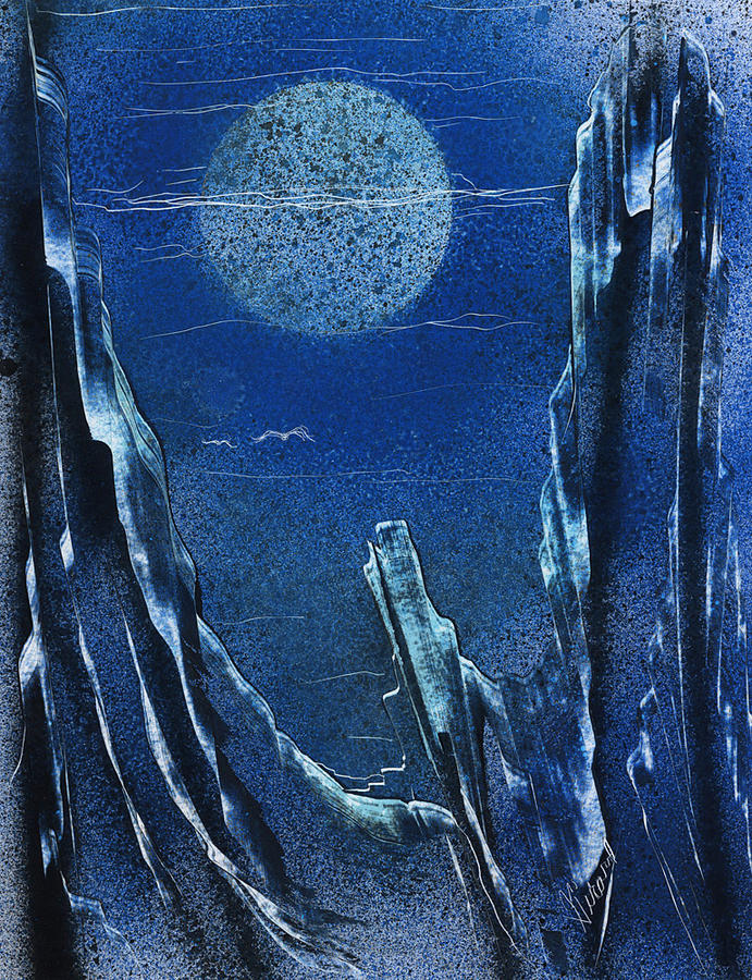 Moonlight Painting - Night Vision by Jason Girard Moonlight Painting - Night Vision by Jason Girard