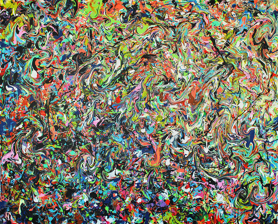 Abstract Painting - Night Vision by Philip Connor