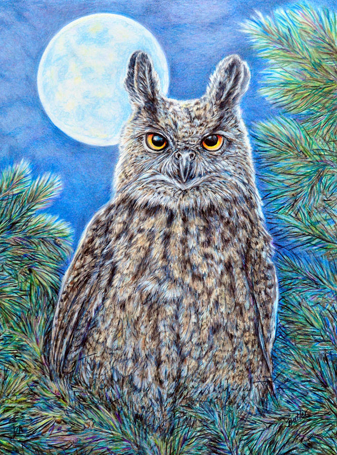 Night Watchman Painting by Gail Butler