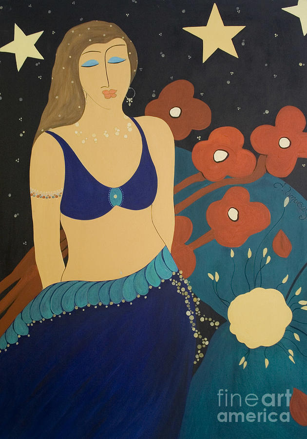Nightfall Painting by Jacquelinemari