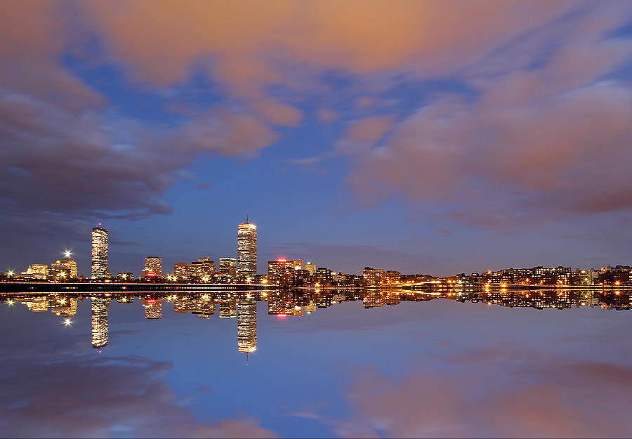 Boston Photograph - Nightfall by Juergen Roth