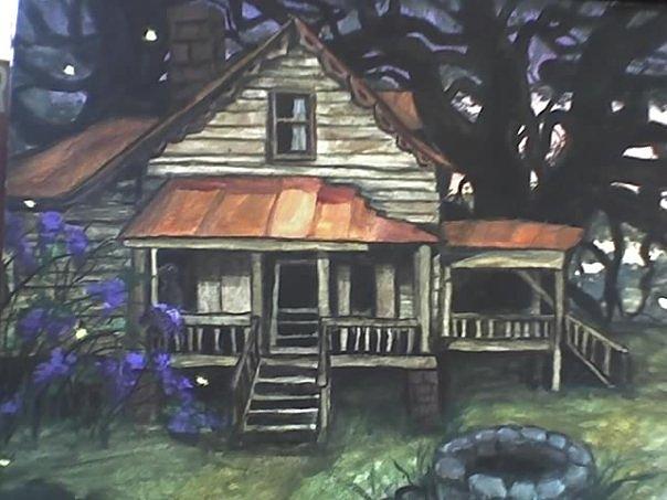 Nightfall on a Freedmans House Painting by Alexandria Weaselwise Busen