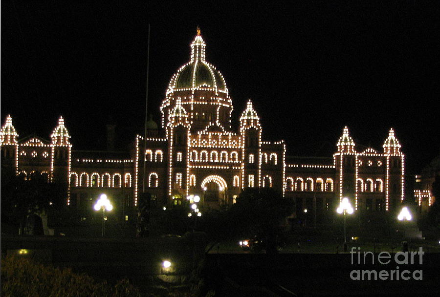 Nightly Parliament Buildings Photograph by Vivian Martin