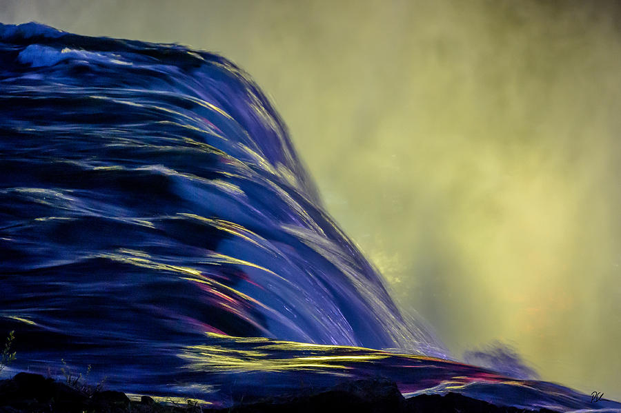 Niagara Falls Photograph - Nighttime Falls by Pat Scanlon Niagara Falls Photograph - Nighttime Falls by Pat Scanlon