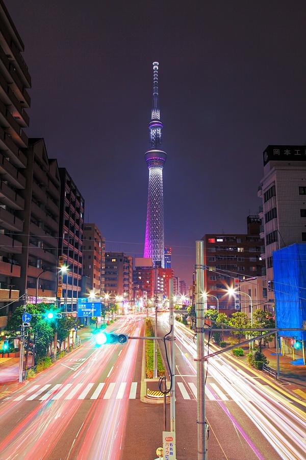 Nightview Of Tokyo Photograph by Photography By Zhangxun