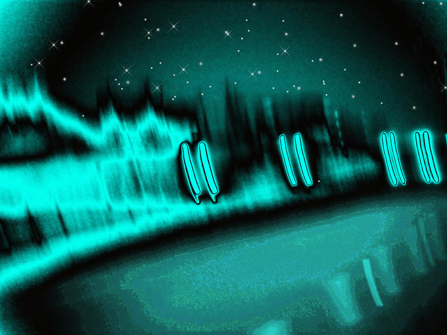 Abstract Digital Art - Nightwalkers by Wendy J St Christopher