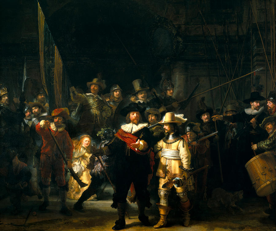 Nightwatch  Painting by Rembrandt
