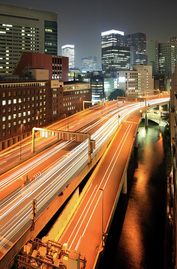 Nihonbashi Highways Photograph by Krzysztof Baranowski