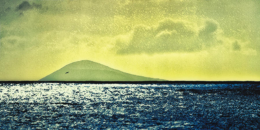 Niihau Island and a Glittering Sea Photograph by Belinda Greb