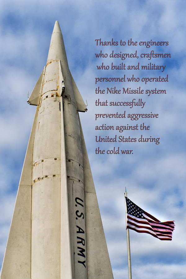 Nike Missile Thanks Photograph by Gary Slawsky