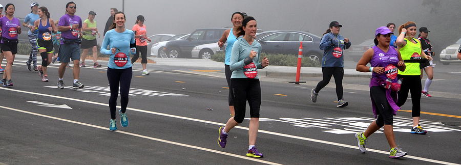 Nike Womans Marathon 2013 at mile 10 Photograph by Dean Ferreira