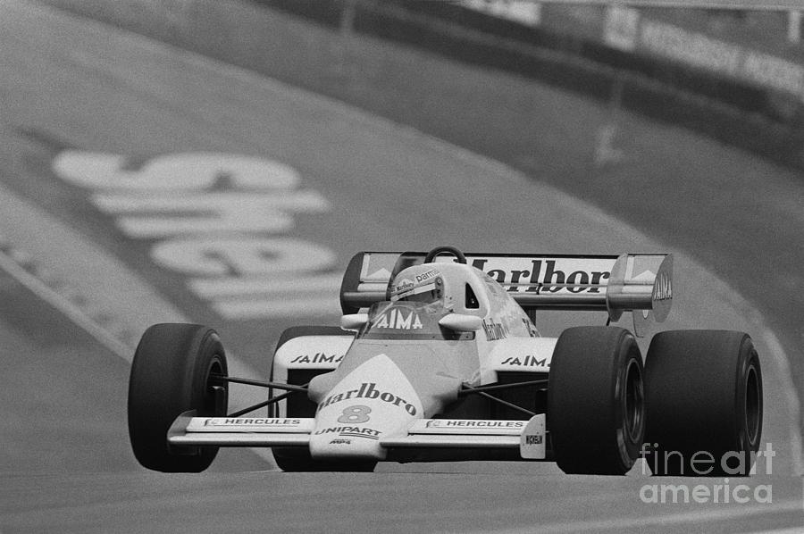 Niki Lauda. 1984 British Grand Prix Photograph by Oleg Konin