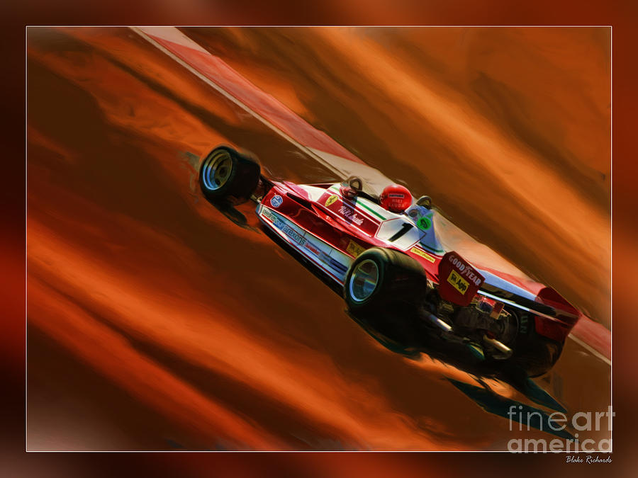 Niki Laudas Ferrari Photograph by Blake Richards