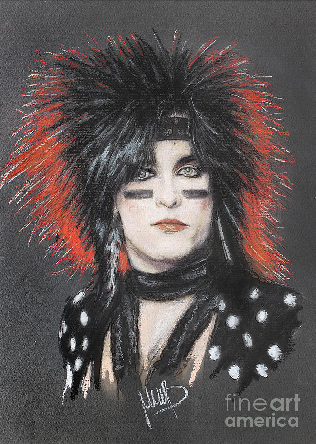 Nikki Sixx Drawing by Melanie D