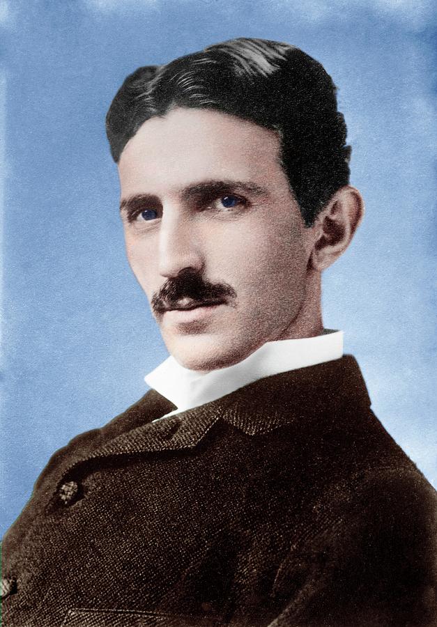 Nikola Tesla Photograph by Library Of Congress