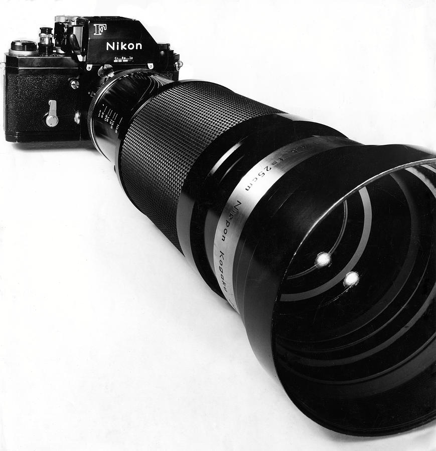 Nikon F with 85-250mm Zoom Photograph by Murray Bloom