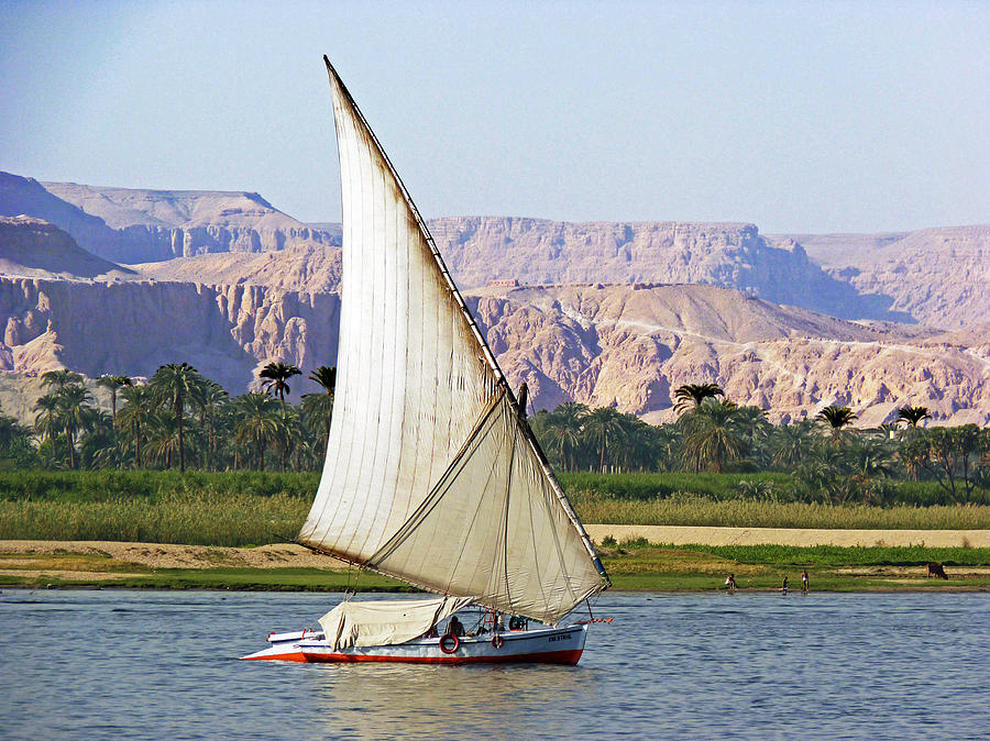 Nile River Scene Photograph by Carl Sheffer