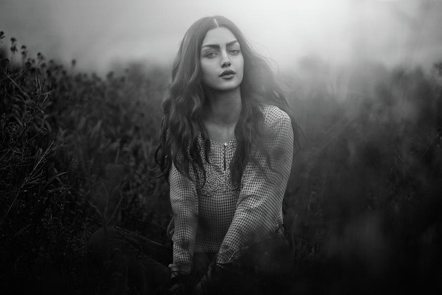 Black And White Photograph - Nilu by Amin Hamidnezhad