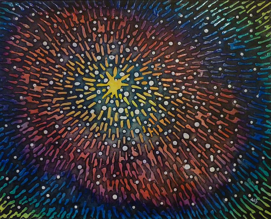 Nimoy Nebula Painting by Amelie Simmons