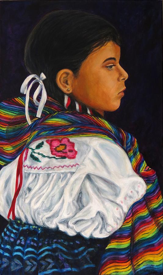 Mexico Painting - Nina Bonita by Pat Haley