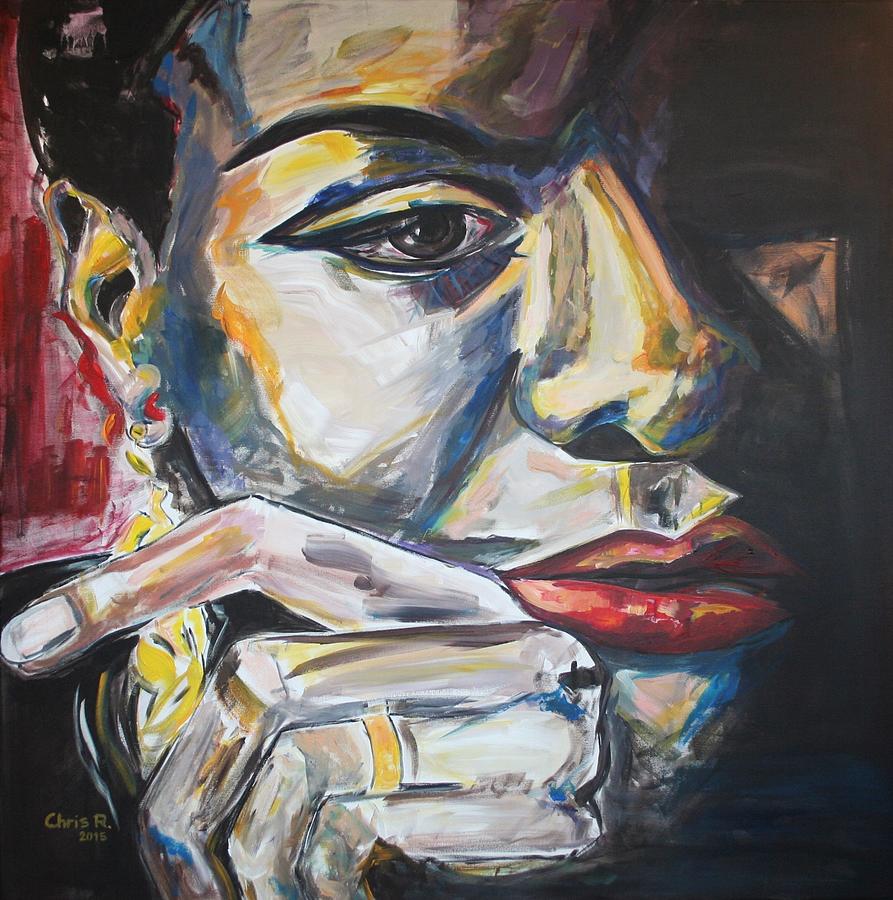 Nina Simone Painting - Nina More and then Some by Christel Roelandt