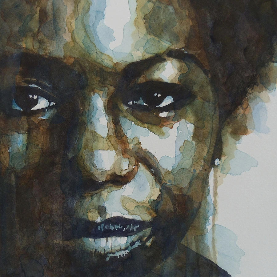 Nina Simone Painting - Nina Simone Aint Got No by Paul Lovering