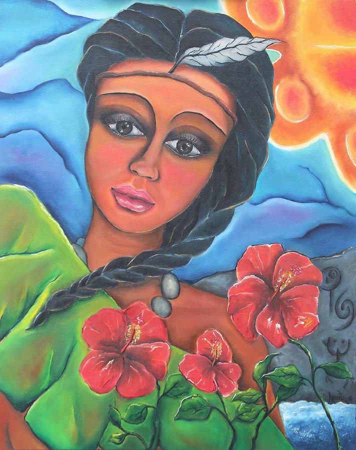 Nina Taina Painting by Janice Aponte