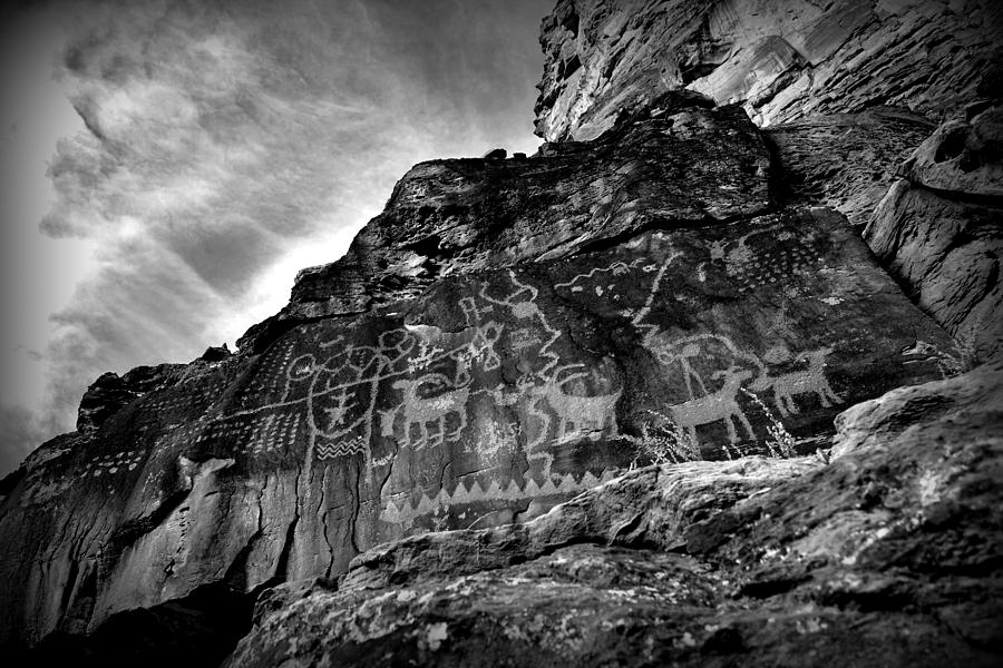 Nine Mile Canyon Pertroglyphs Photograph by Nathan Abbott