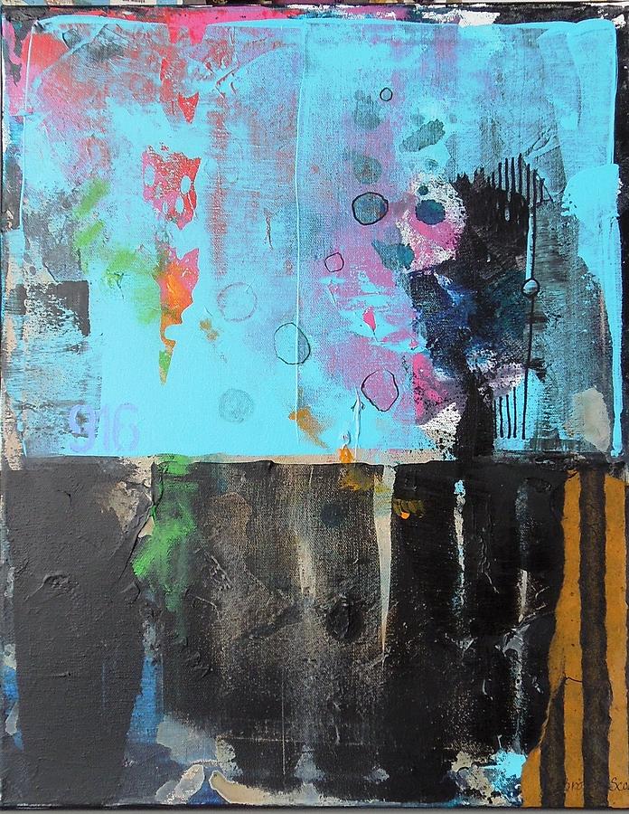 16x20 Mixed Media - Nine One Six by Jo Ann Brown-Scott 16x20 Mixed Media - Nine One Six by Jo Ann Brown-Scott